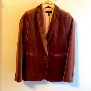 J Crew velvet blazer
